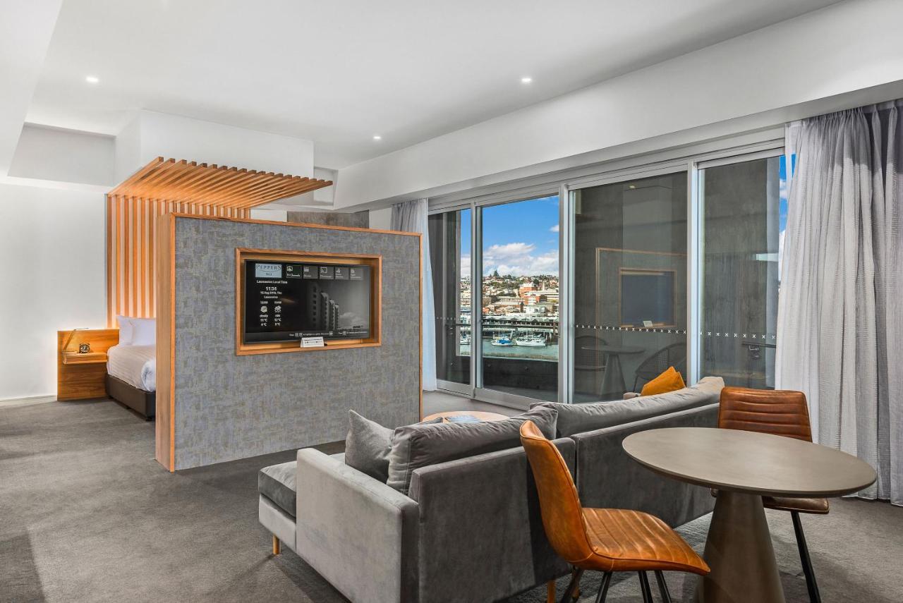 Peppers Silo Hotel Launceston Buitenkant foto A suite at the hotel